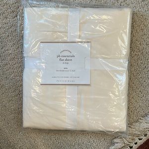 Pottery barn twin flat sheet